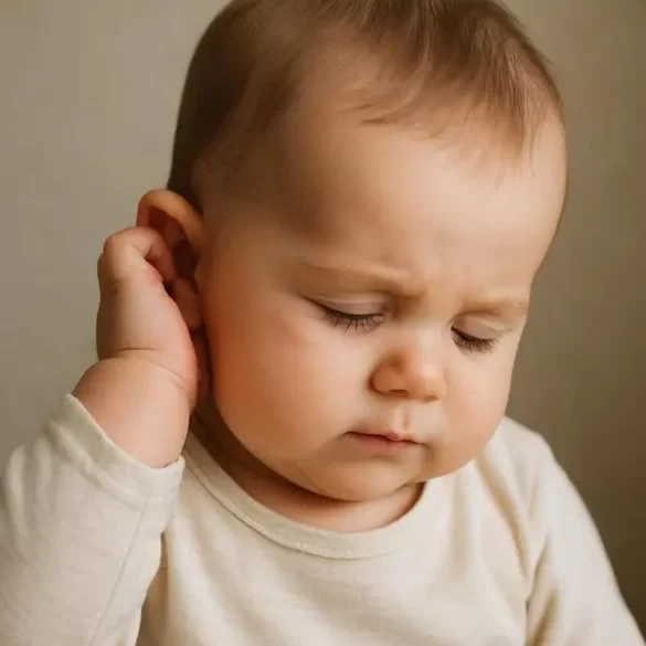 Why does my baby rub their ears